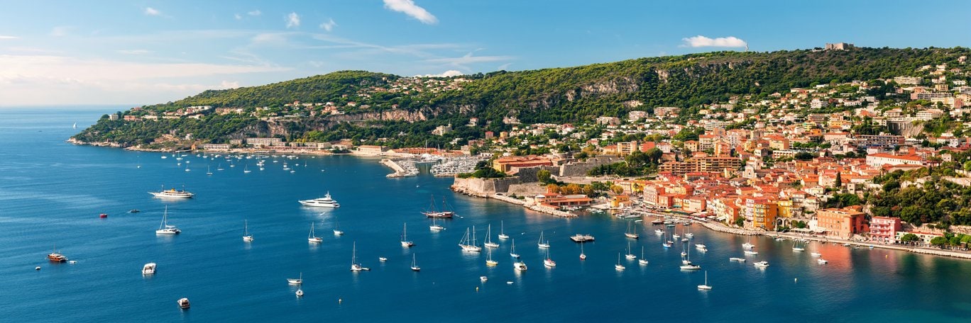 Panoramic visual Villefranche-sur-Mer