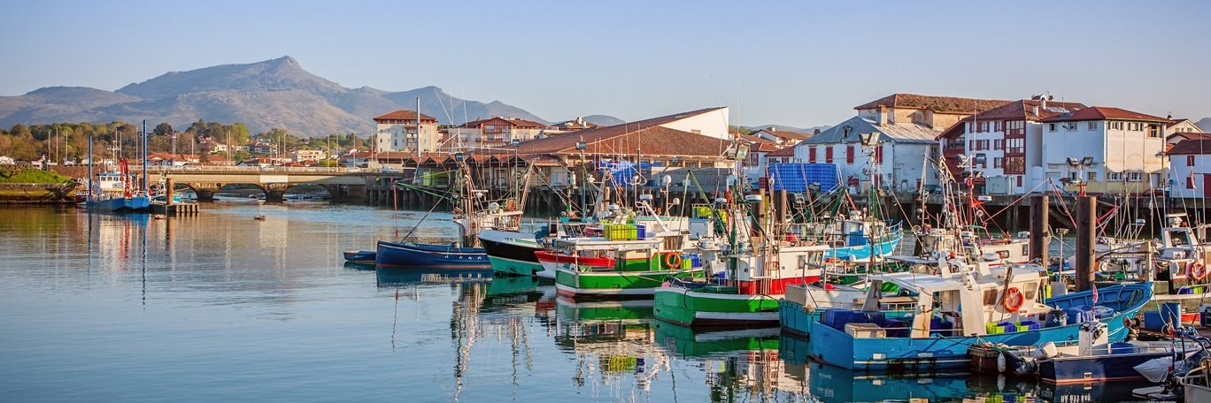 Panoramic visual Basque Country