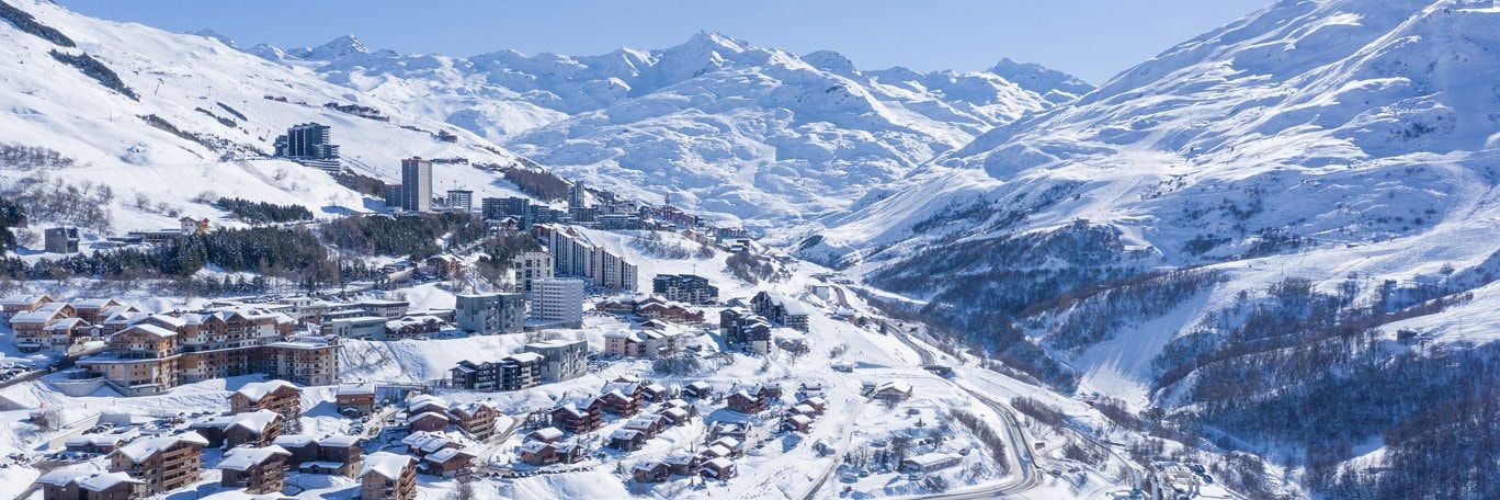 Panoramaaufnahme Trois Vallées