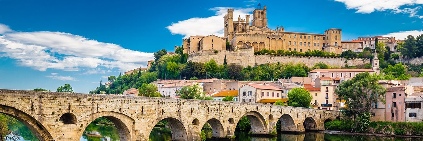 Panoramisch uitzicht Languedoc-Roussillon