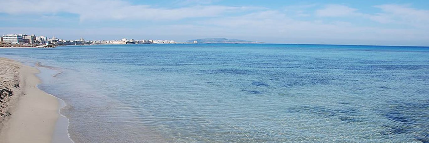 Panoramisch uitzicht Trapani