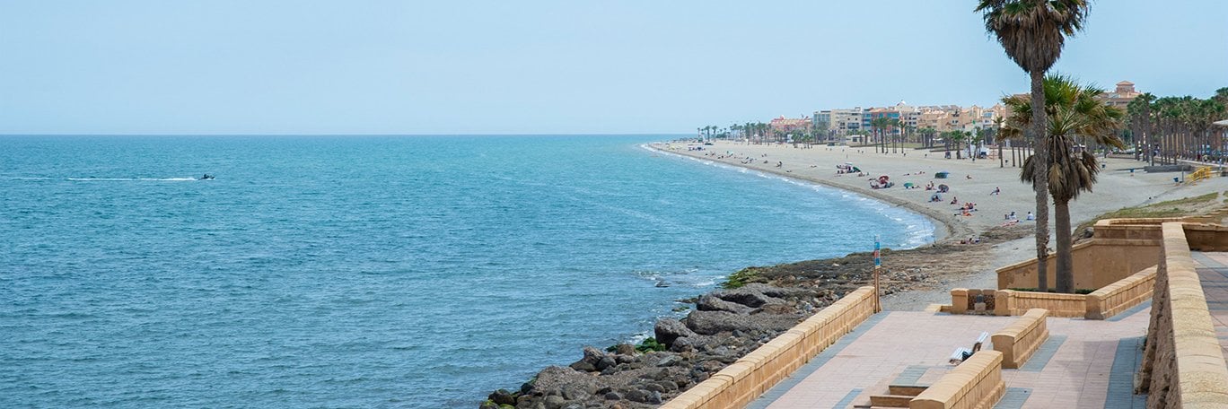 Panoramaaufnahme Almeria - Roquetas de mar