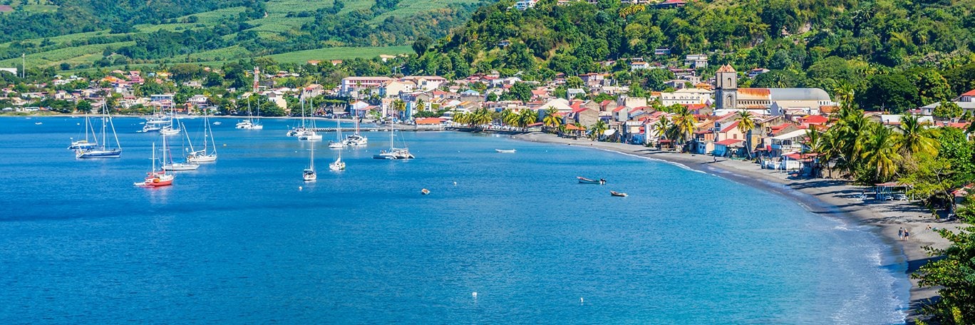 Panoramisch uitzicht Antillen