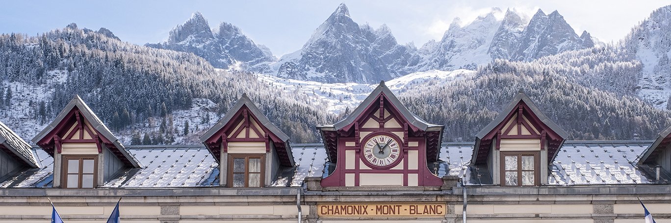 Panoramisch uitzicht Chamonix