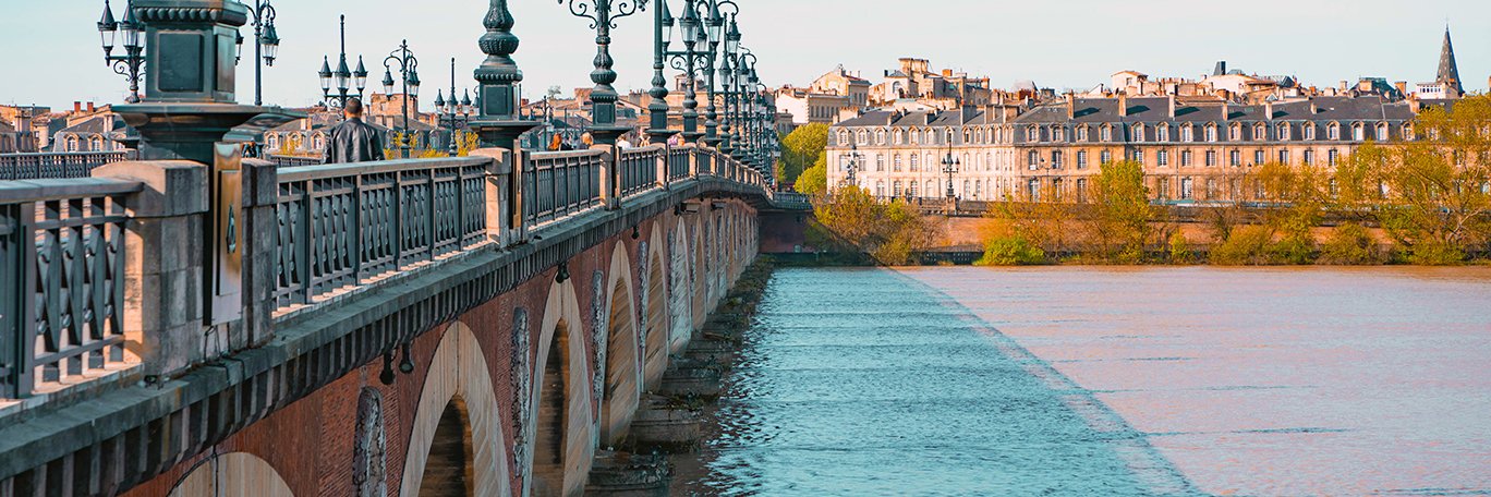 Panoramisch uitzicht Bordeaux