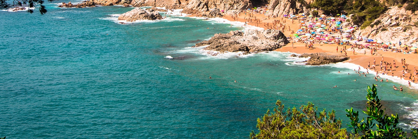 Panoramaaufnahme Lloret de Mar