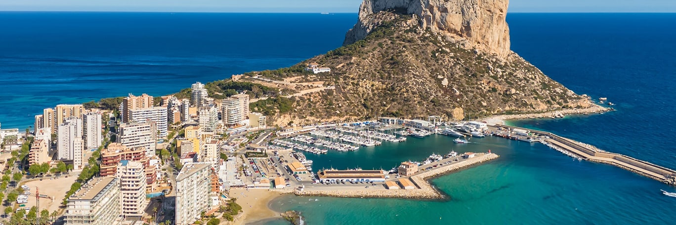 Visuel panoramique Calpe