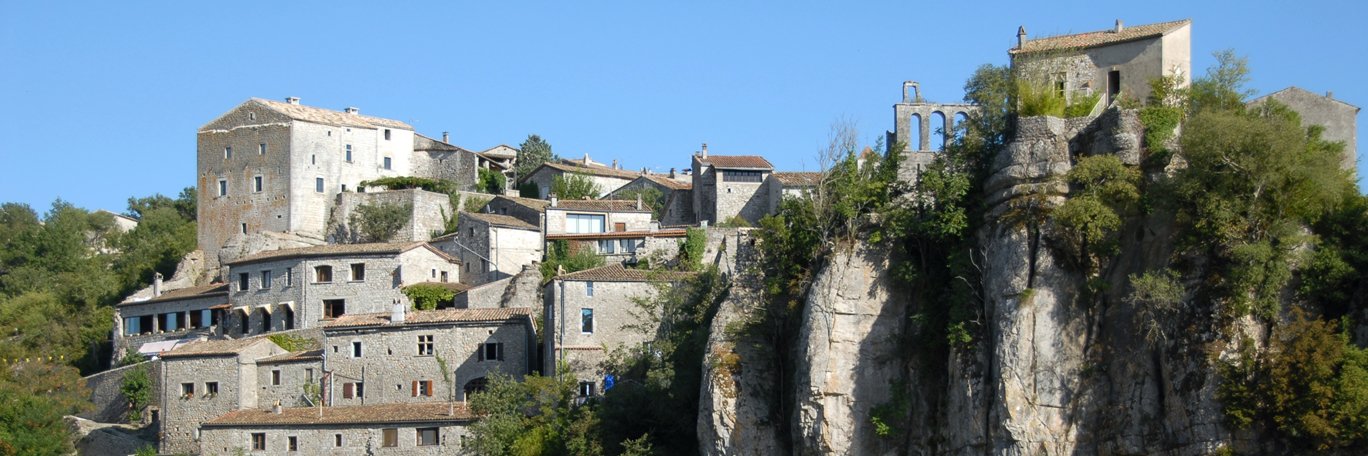 Panoramisch uitzicht Ardèche