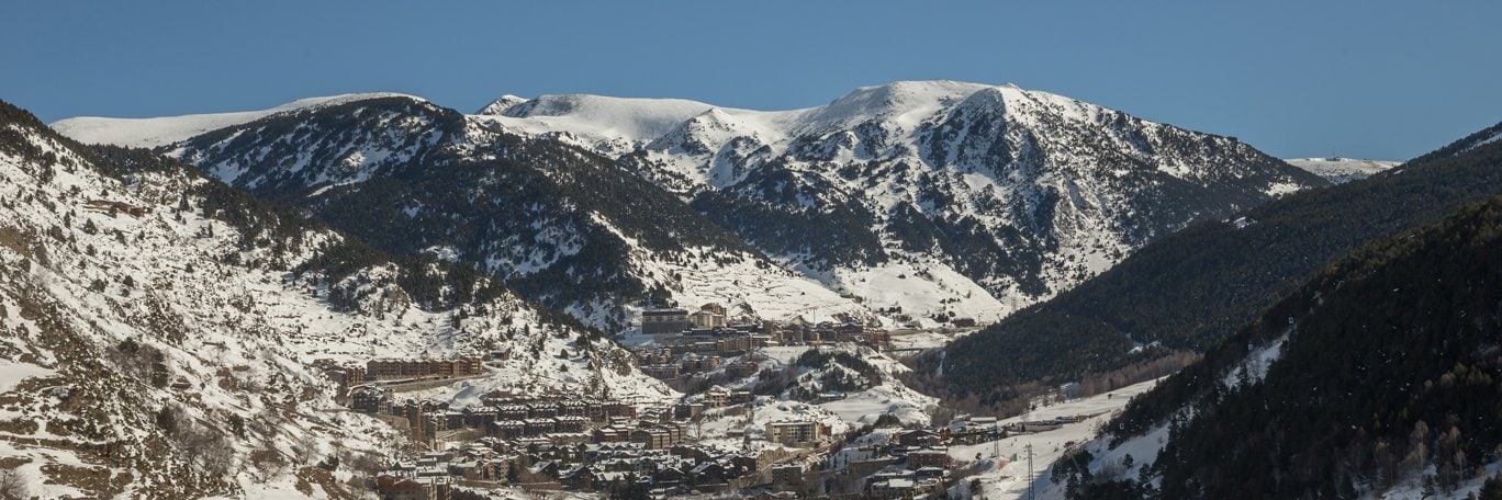 Panoramaaufnahme Andorra