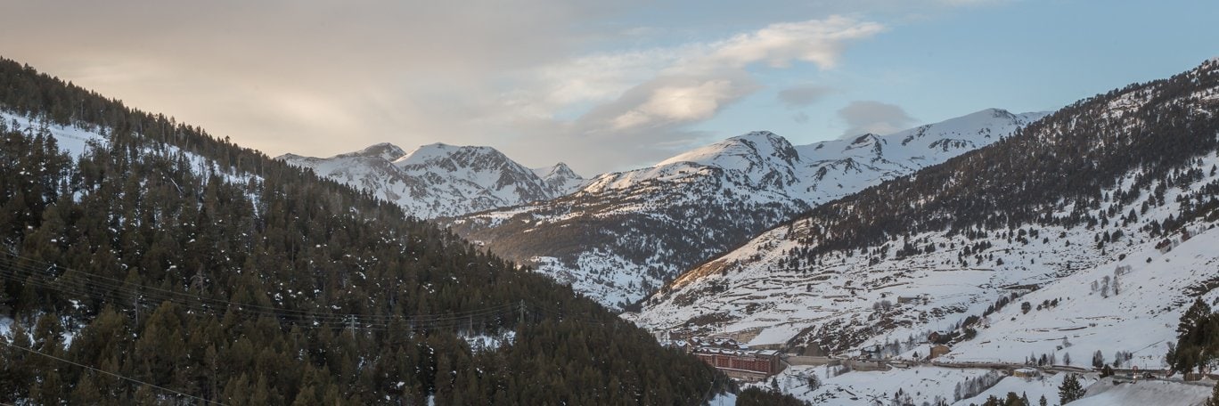 Panoramisch uitzicht Andorra