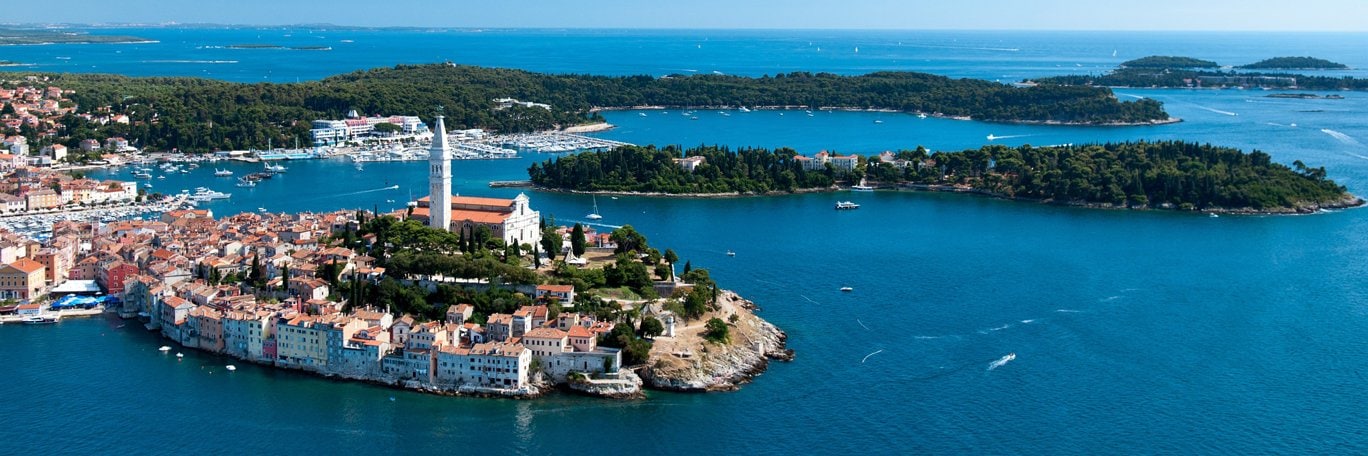 Panoramische Sicht Kroatien
