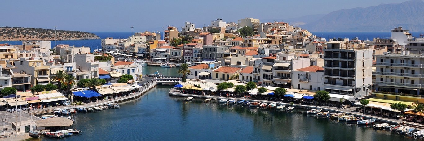 Panoramisch uitzicht Agios Nikolaos