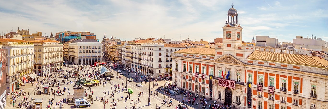 Panoramaaufnahme Madrid