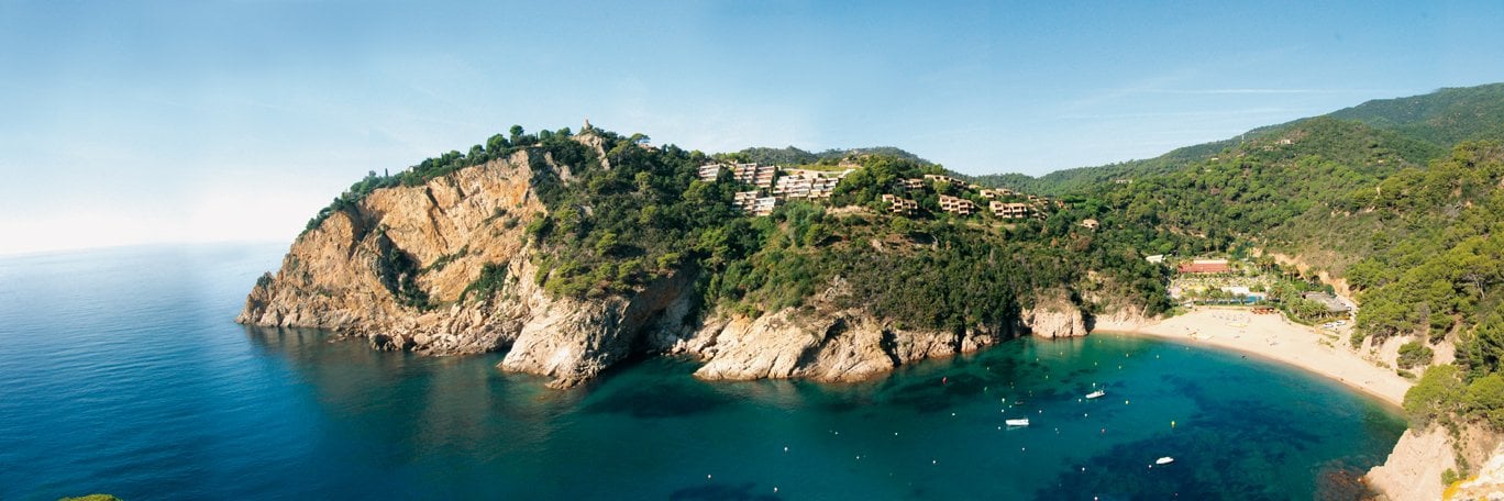 Panoramisch uitzicht Costa Brava
